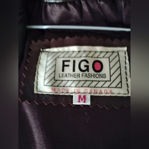 Vintage FIGO Women's Leather Jacket - Picture 2 of 2